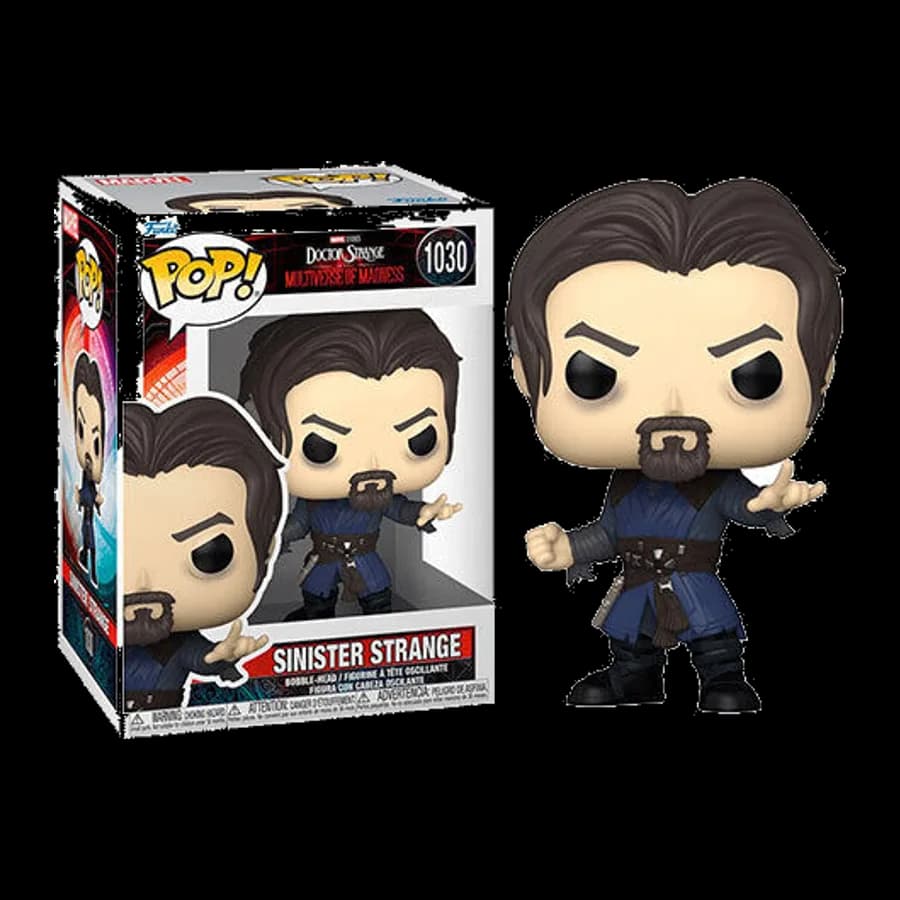 FUNKO POP! MARVEL: DOCTOR STRANGE IN THE MULTIVERSE OF MADNESS - SINISTER STRANGE #1030 BOBBLE-HEAD VINYL FIGURE