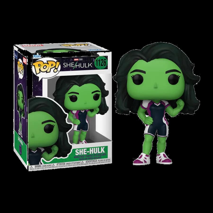 FUNKO POP! MARVEL: SHE-HULK - SHE-HULK #1126 BOBBLE-HEAD VINYL FIGURE