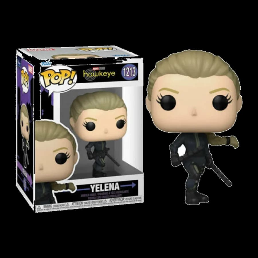 FUNKO POP! MARVEL: HAWKEYE - YELENA #1213 BOBBLE-HEAD VINYL FIGURE