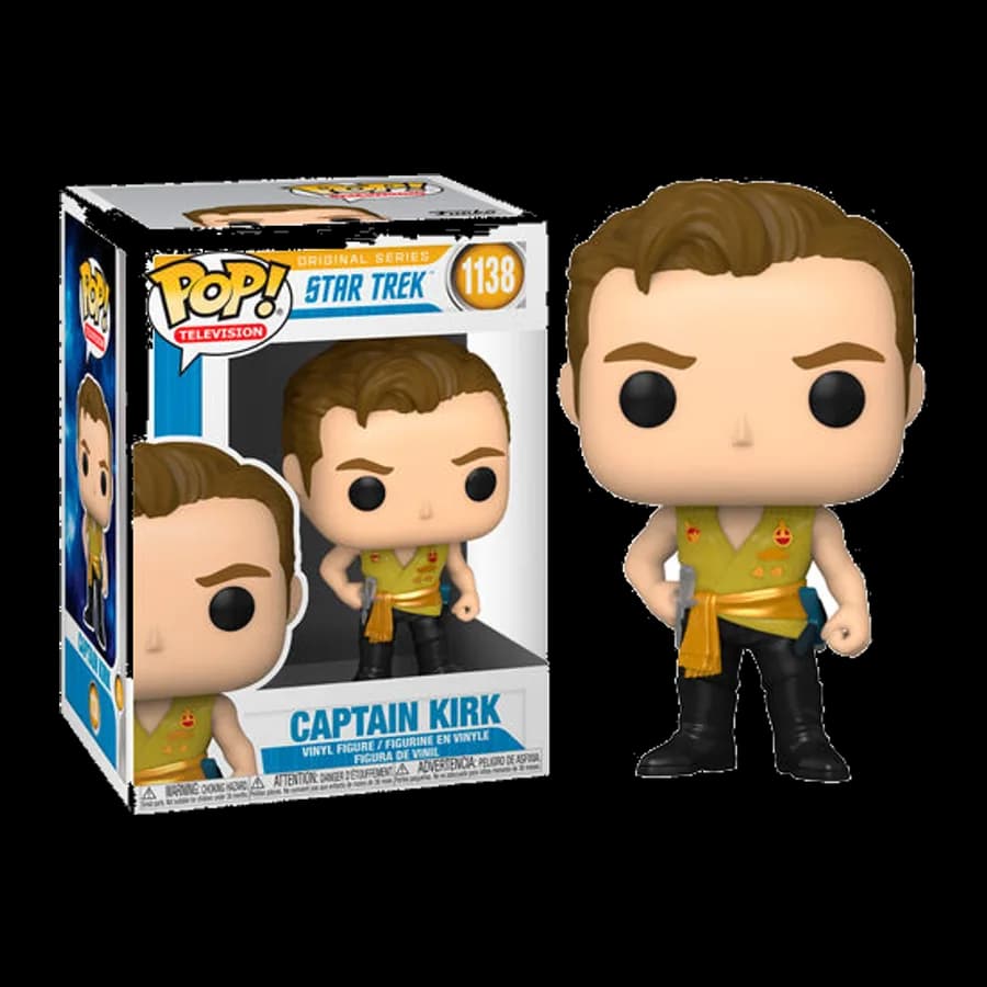 FUNKO POP! TELEVISION: STAR TREK - CAPTAIN KIRK (MIRROR MIRROR OUTFIT) #1138 VINYL FIGURE