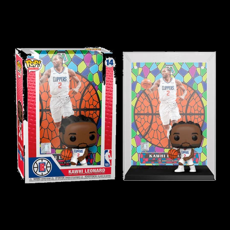 FUNKO POP! TRADING CARDS: LOS ANGELES CLIPPERS - KAWHI LEONARD (MOSAIC) #14 VINYL FIGURE
