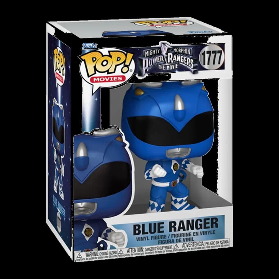 FUNKO POP! MOVIES: MIGHTY MORPHIN POWER RANGERS THE MOVIE - BLUE RANGER #1777 VINYL FIGURE