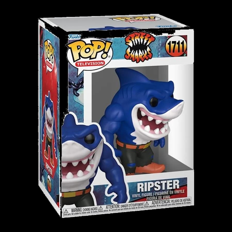 FUNKO POP! TELEVISION: STREET SHARKS - RIPSTER #1711 VINYL FIGURE