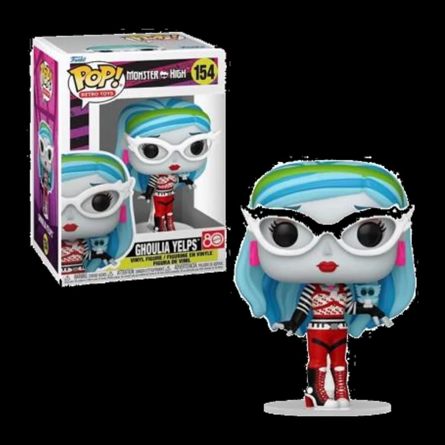 FUNKO POP! RETRO TOYS: MONSTER HIGH - GHOULIA YELPS #154 VINYL FIGURE