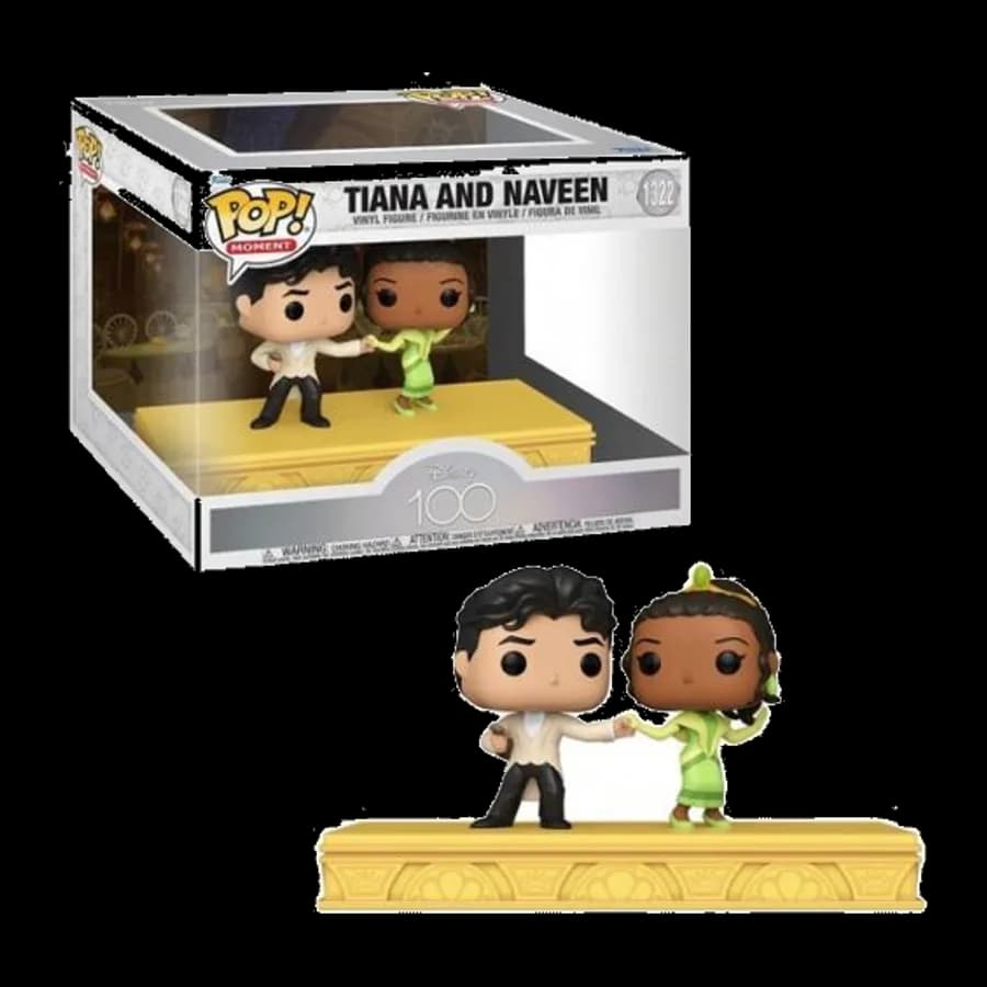 FUNKO POP! MOMENTS: DISNEY'S 100th - TIANA AND NAVEEN #1322 VINYL FIGURE