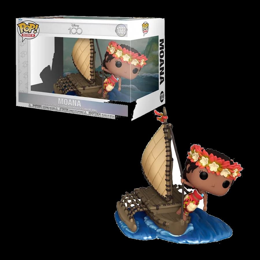 FUNKO POP! RIDES SUPER DELUXE: DISNEY'S 100th - MOANA(FINALE) #1323 VINYL FIGURE