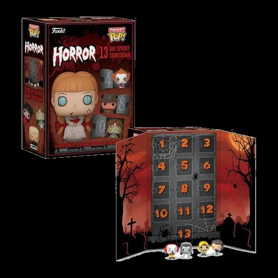 FUNKO POCKET POP! ADVENT CALENDAR HORROR - 13 DAY SPOOKY COUNTDOWN VINYL COLLECTION