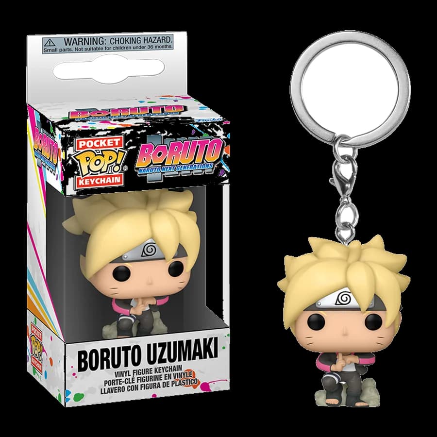 FUNKO POCKET POP! BORUTO NARUTO NEXT GENERATIONS - BORUTO UZUMAKI VINYL FIGURE KEYCHAIN