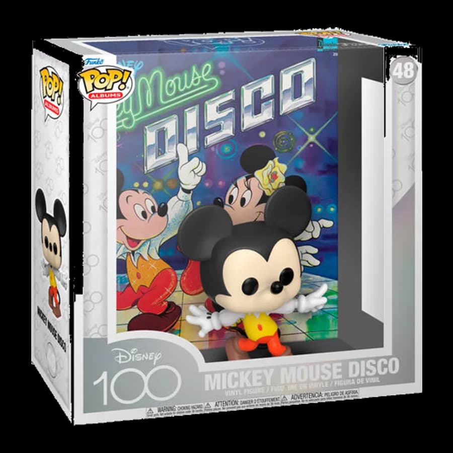 FUNKO POP! ALBUMS: DISNEY'S 100th - MICKEY MOUSE DISCO #48 VINYL FIGURE