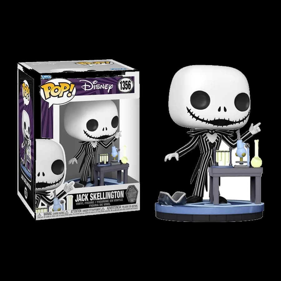 FUNKO POP! DISNEY: THE NIGHTMARE BEFORE CHRISTMAS 30th - JACK SKELLINGTON (LAB) #1356 VINYL FIGURE