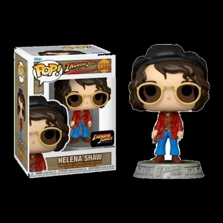 FUNKO POP! INDIANA JONES - HELENA SHAW #1386 BOBBLE-HEAD VINYL FIGURE