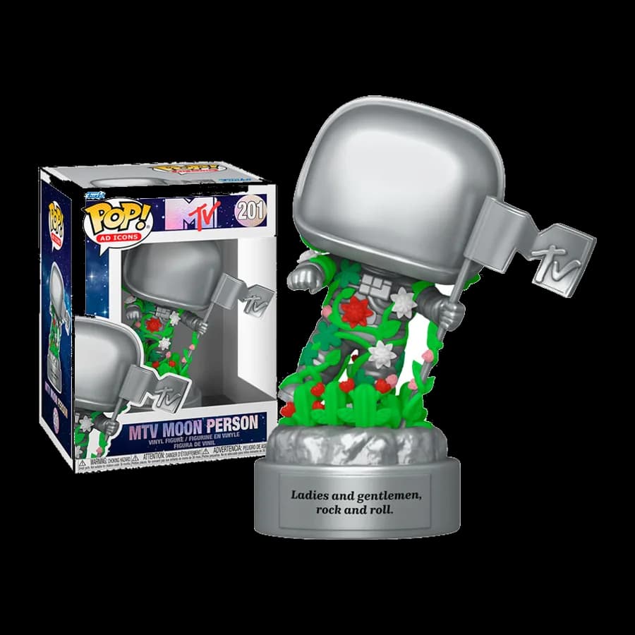 FUNKO POP! AD ICONS: MTV 40TH - MTV MOON PERSON #201 VINYL FIGURE