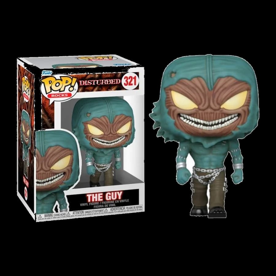 FUNKO POP! ROCKS: DISTURBED - THE GUY (DISTURBED MASCOT) #321 VINYL FIGURE