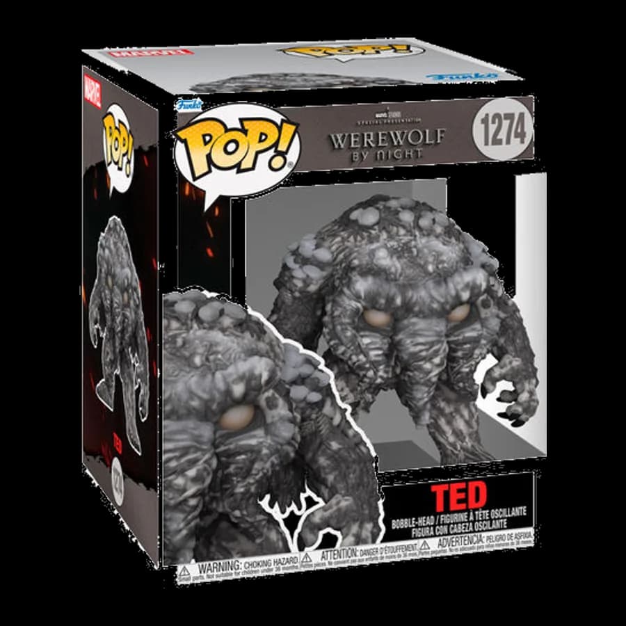 FUNKO POP! SUPER: WEREWOLF BY NIGHT - TED #1274 BOBBLE-HEAD VINYL FIGURE 6''