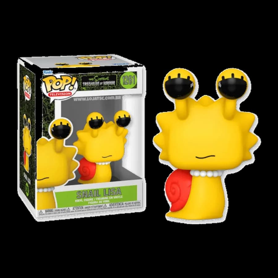 FUNKO POP! TELEVISION: THE SIMPSONS TREEHOUSE OF HORROR - SNAIL LISA #1261 VINYL FIGURE