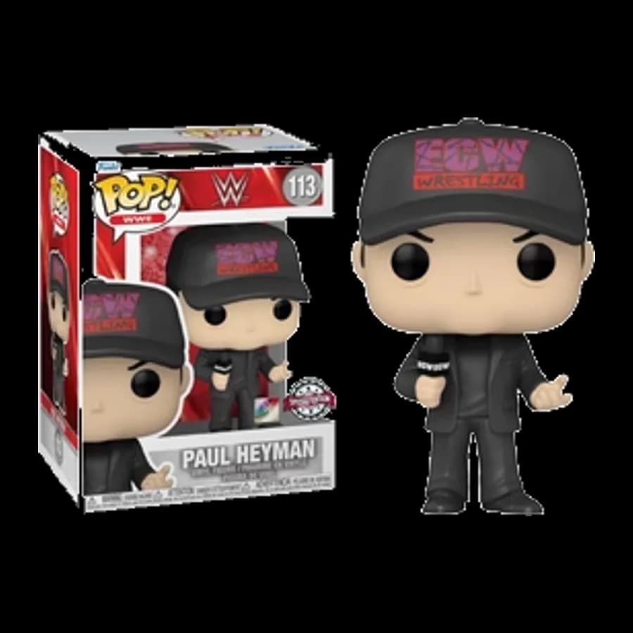 FUNKO POP! WWE - PAUL HEYMAN (Special Edition) #113 VINYL FIGURE