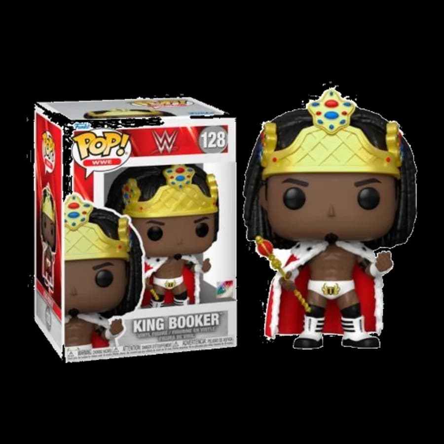 FUNKO POP! WWE - KING BOOKER #128 VINYL FIGURE