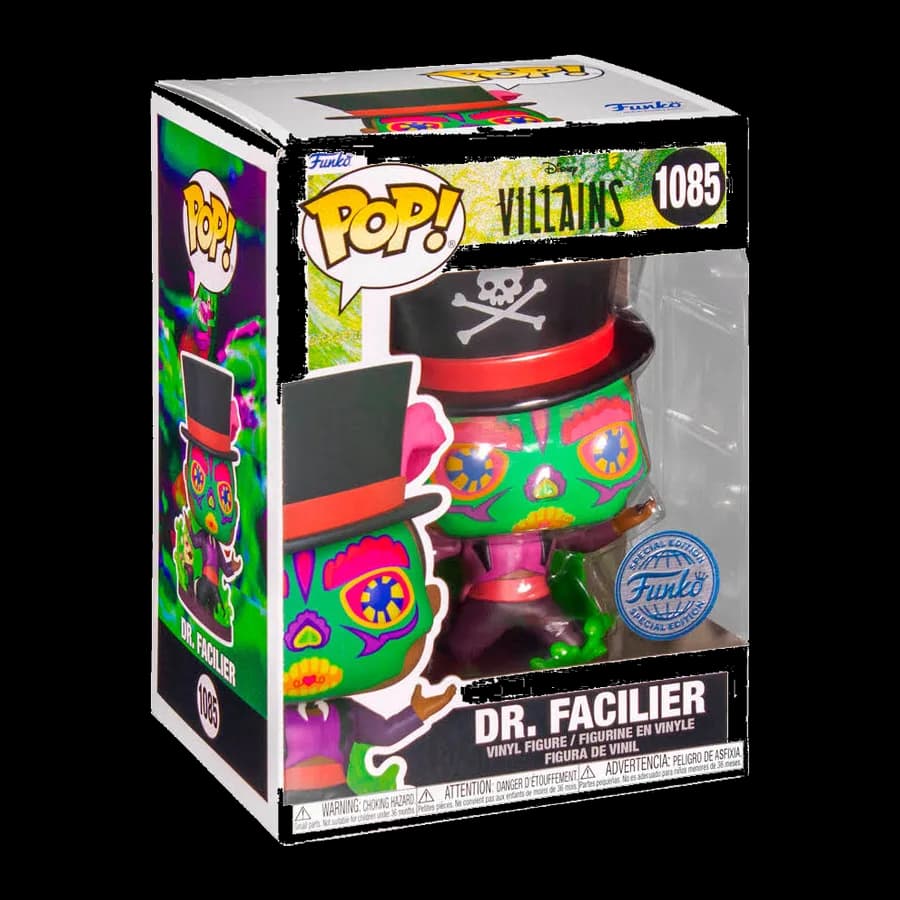 FUNKO POP! DISNEY VILLAINS: DR. FACILIER (WITH BASE) (Special Edition) #1085 VINYL FIGURE