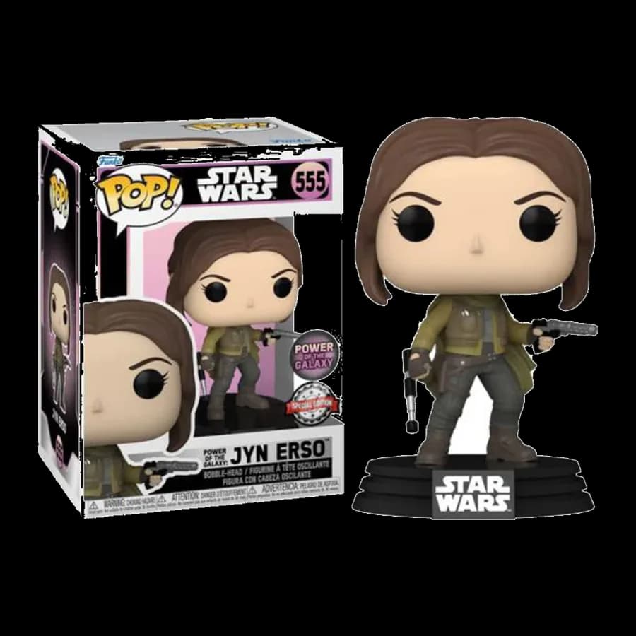 FUNKO POP! DISNEY STAR WARS: POWER OF THE GALAXY - JYN ERSO (Special Edition) #555 VINYL FIGURE