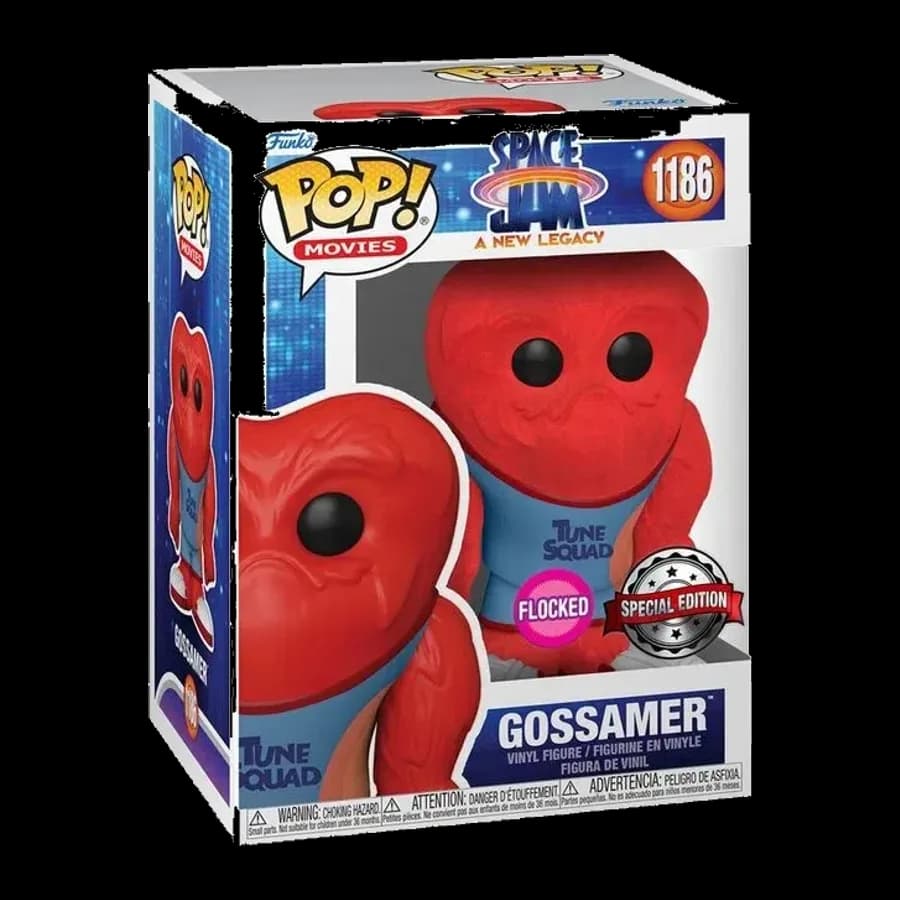 FUNKO POP! SPACE JAM: A NEW LEGACY - GOSSAMER (FLOCKED) (Special Edition) #1186 VINYL FIGURE