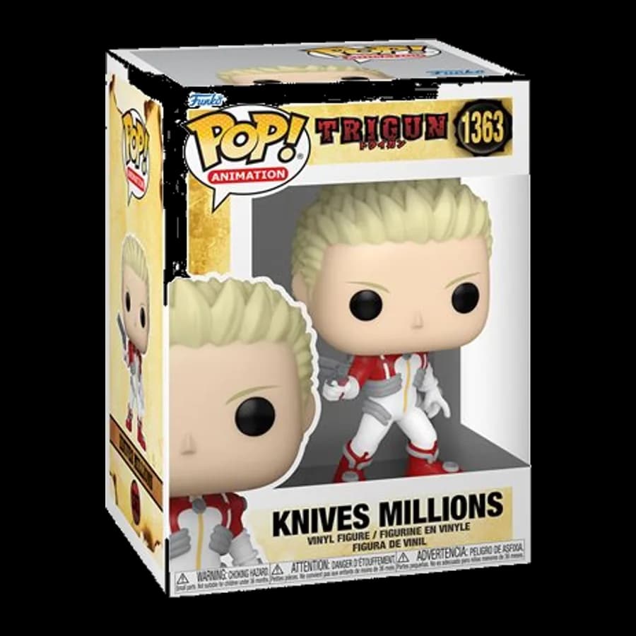 FUNKO POP! ANIMATION: TRIGUN S1 - KNIVES MILLIONS #1363 VINYL FIGURE
