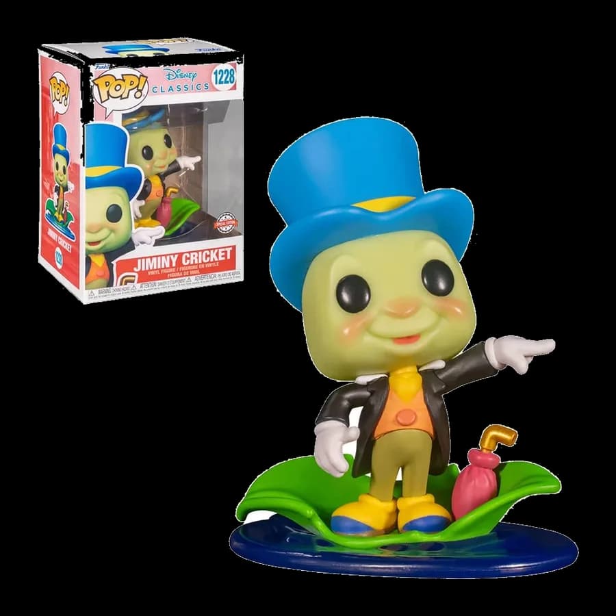 FUNKO POP! DISNEY: PINOCCHIO - JIMINY CRICKET (Special Edition) #1228 VINYL FIGURE
