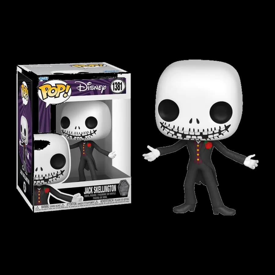 FUNKO POP! DISNEY: THE NIGHTMARE BEFORE CHRISTMAS 30th - JACK SKELLINGTON #1381 VINYL FIGURE