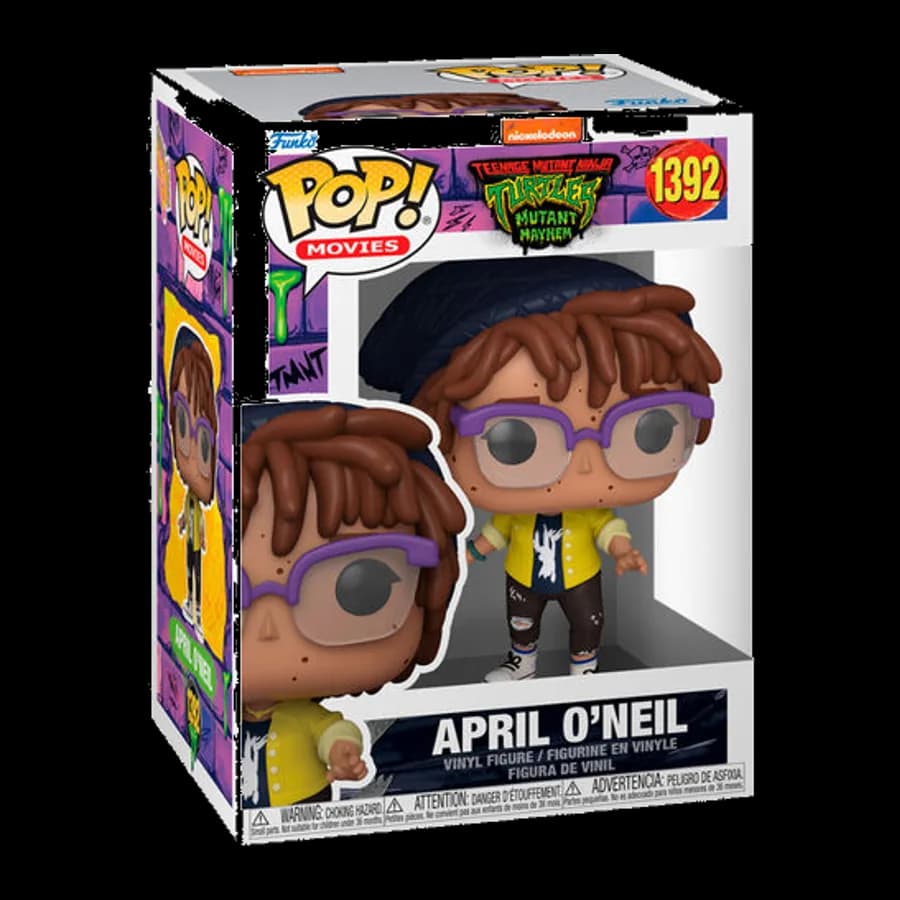 FUNKO POP! MOVIES: TEENAGE MUTANT NINJA TURTLES MUTANT MAYHEM - APRIL O' NEIL #1392 VINYL FIGURE