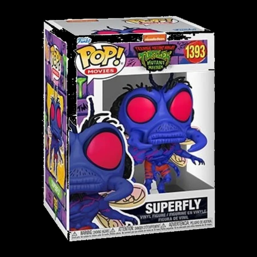 FUNKO POP! MOVIES: TEENAGE MUTANT NINJA TURTLES MUTANT MAYHEM - SUPERFLY #1393 VINYL FIGURE