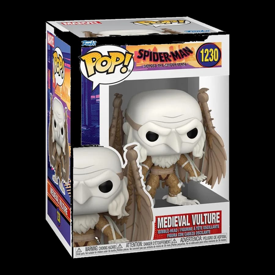 FUNKO POP! MARVEL SPIDER-MAN ACROSS THE SPIDER-VERSE - MEDIEVAL VULTURE #1230 VINYL FIGURE