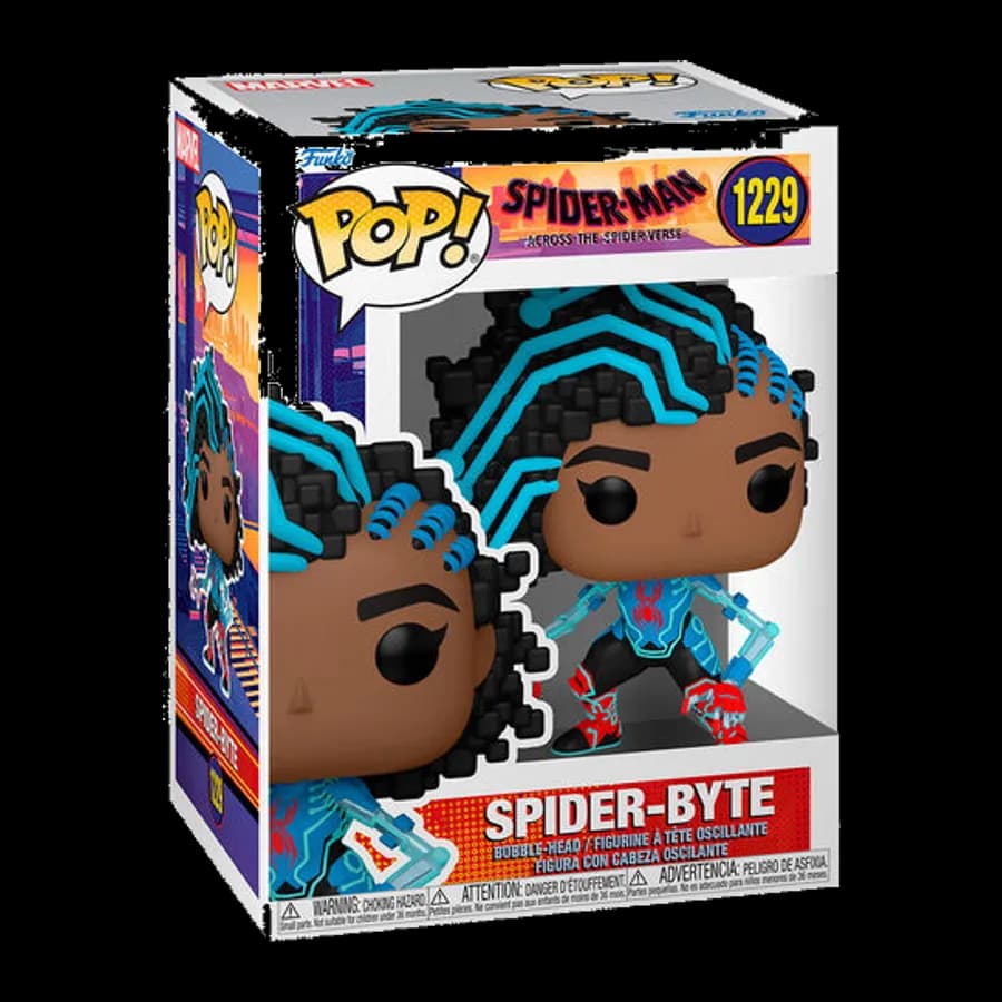 FUNKO POP! MARVEL SPIDER-MAN ACROSS THE SPIDER-VERSE - SPIDER-BYTE #1229 VINYL FIGURE