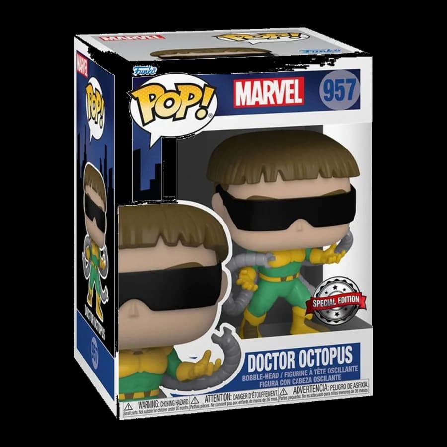 FUNKO POP! MARVEL: ANIMATED SPIDERMAN - DOCTOR OCTOPUS (Special Edition) #957 BOBBLE-HEAD VINYL FIGURE
