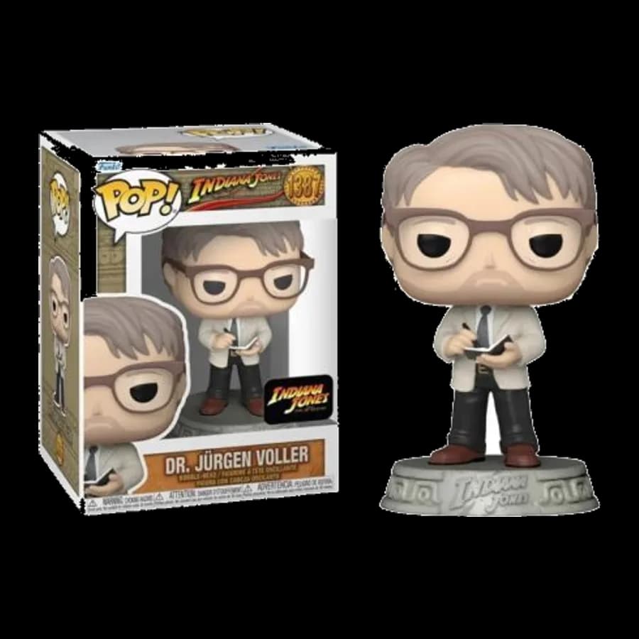 FUNKO POP! MOVIES DISNEY: INDIANA JONES - DR. JURGEN VOLLER #1387 VINYL FIGURE