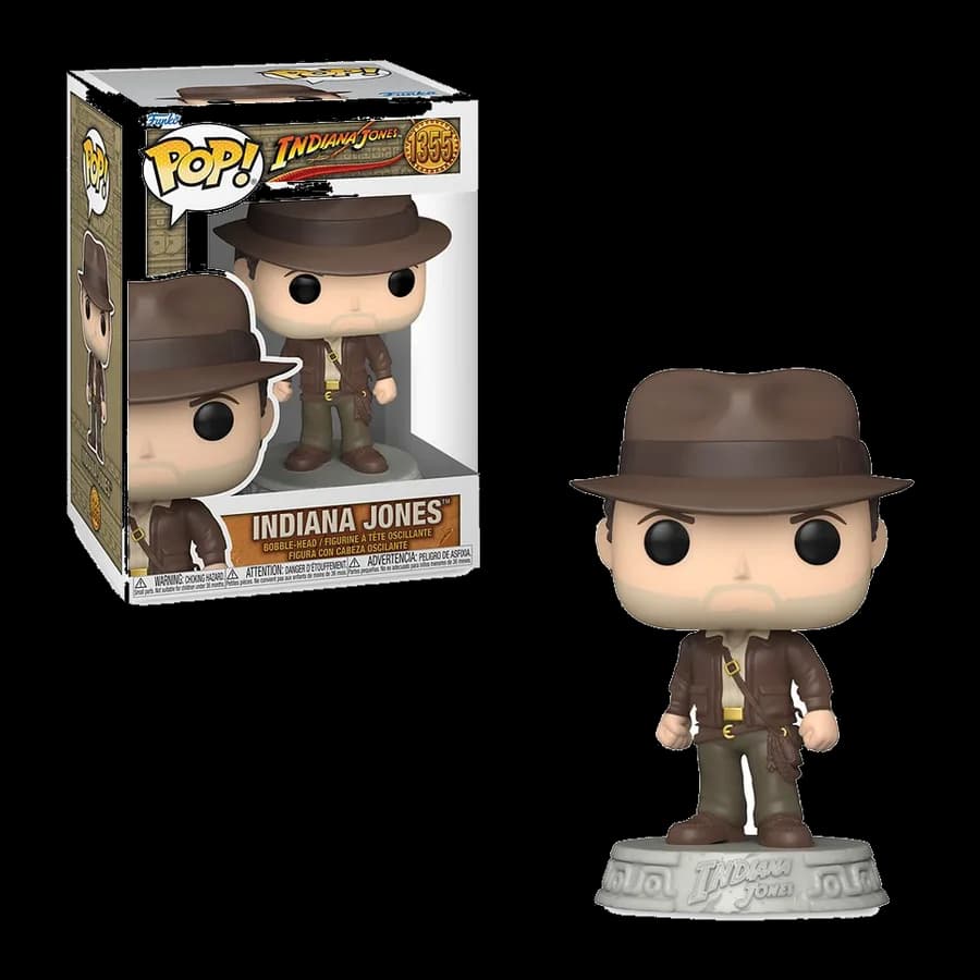 FUNKO POP! MOVIES: INDIANA JONES RAIDERS OF THE LOST ARK - INDIANA JONES (WITH JACKET) #1355 VINYL FIGURE