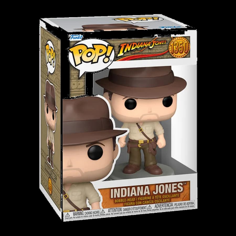 FUNKO POP! MOVIES: INDIANA JONES RAIDERS OF THE LOST ARK - INDIANA JONES #1350 VINYL FIGURE