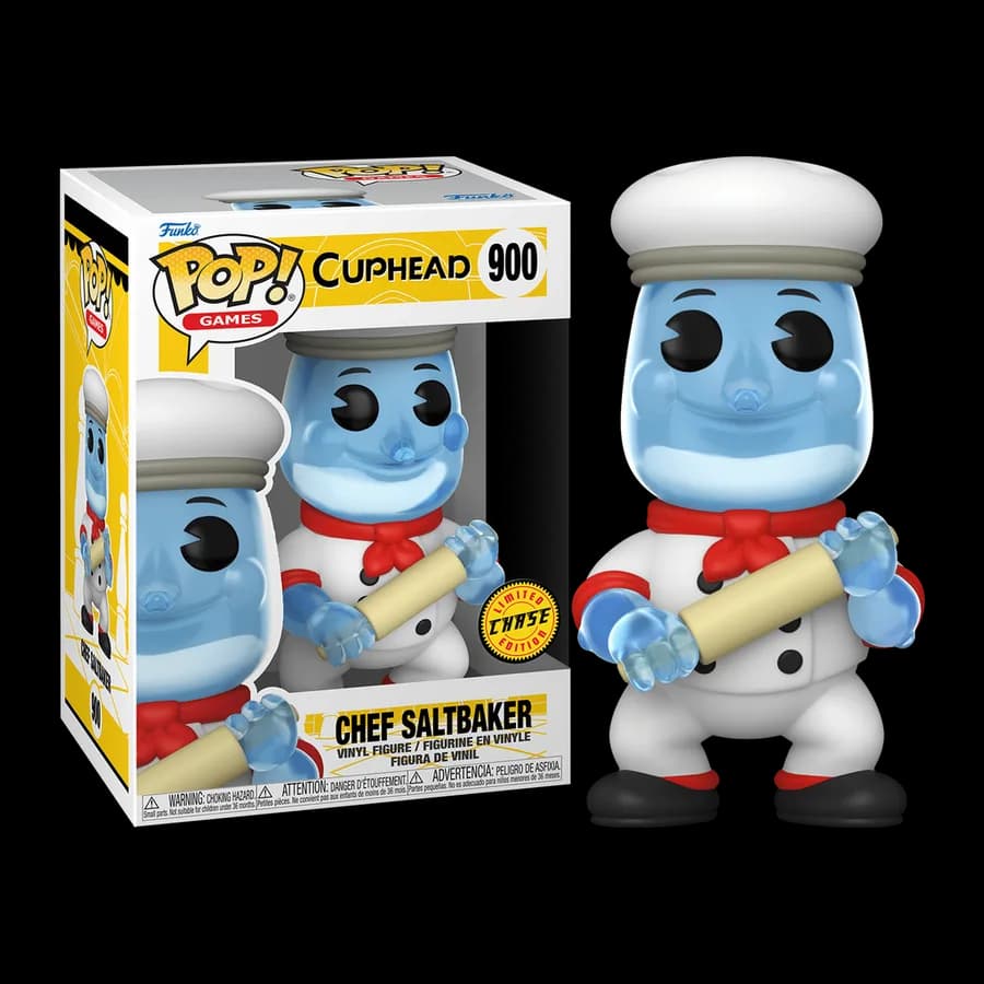 FUNKO POP! GAMES: CUPHEAD - CHEF SALTBAKER {CHASE EDITION} #900 VINYL FIGURE