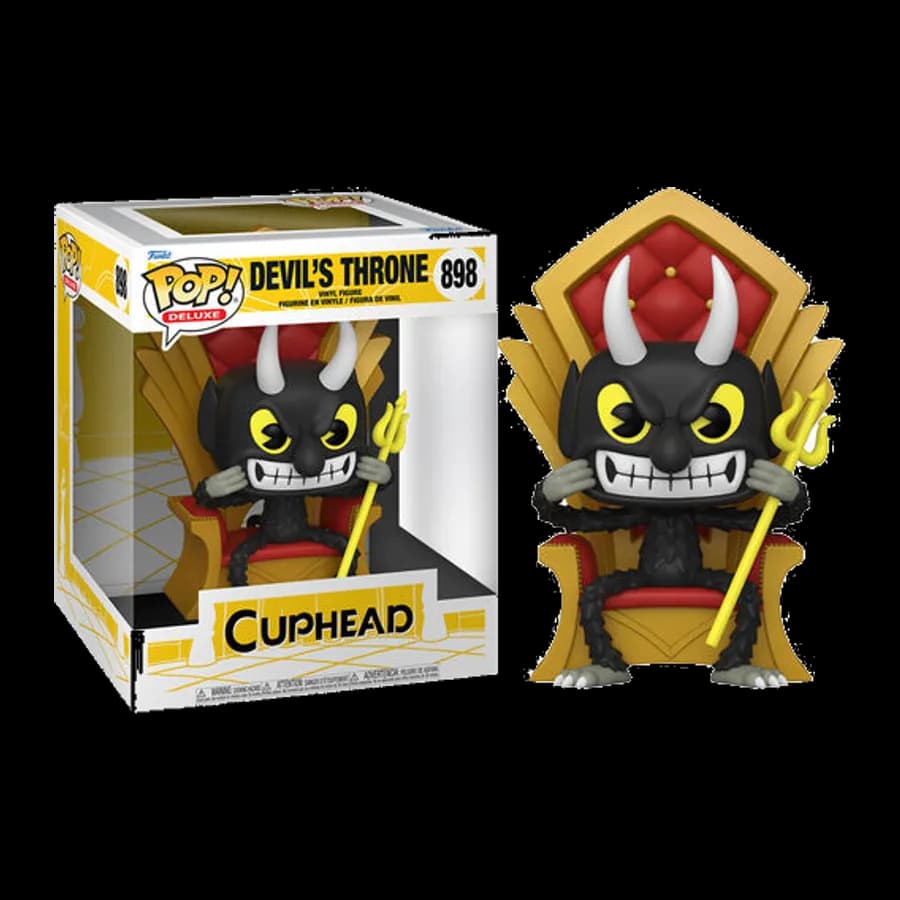 FUNKO POP! DELUXE: CUPHEAD - DEVIL'S THRONE #898 VINYL FIGURE