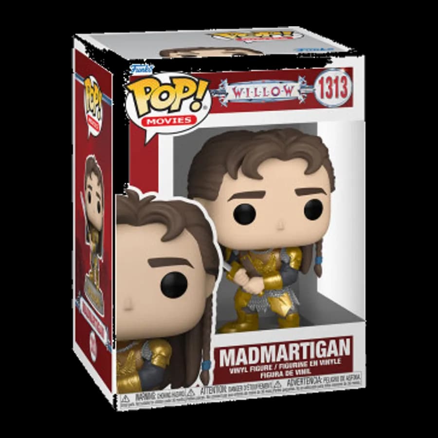 FUNKO POP! DISNEY: WILLOW S1 - MADMARTINGAN (METALLIC) #1313 BOBBLE-HEAD VINYL FIGURE