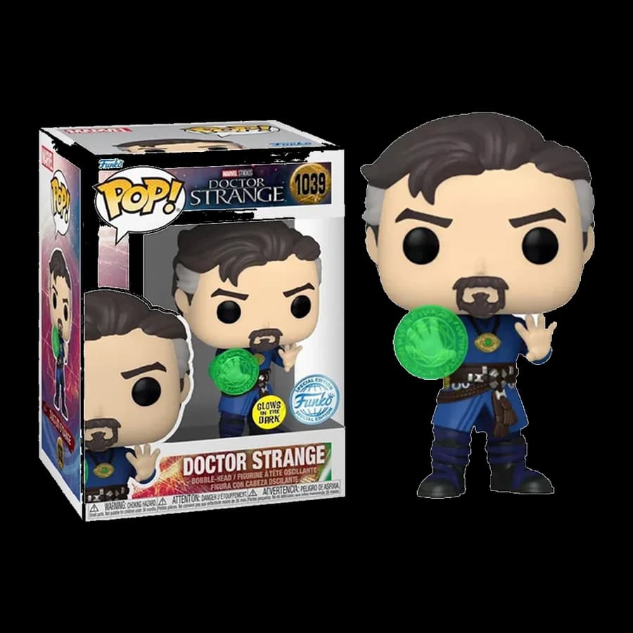 FUNKO POP! MARVEL: DOCTOR STRANGE - DOCTOR STRANGE (GLOWS IN THE DARK) (Special Edition) #1039 BOBBLE-HEAD VINYL FIGURE