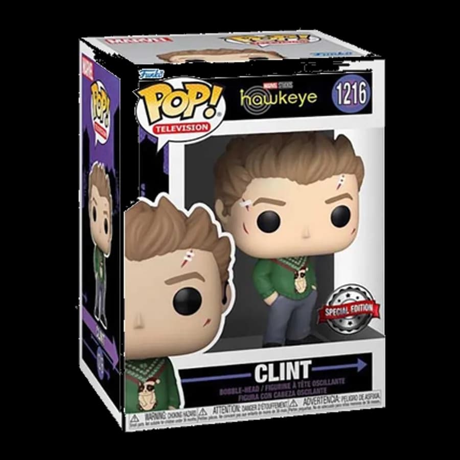 FUNKO POP! MARVEL: HAWKEYE - CLINT BARTON (Special Edition) #1216 BOBBLE-HEAD VINYL FIGURE