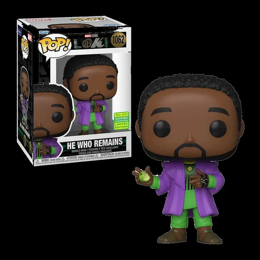FUNKO POP! MARVEL: LOKI - HE WHO REMAINS (2022 Summer Convention Limited Edition) #1062 BOBBLE-HEAD VINYL FIGURE