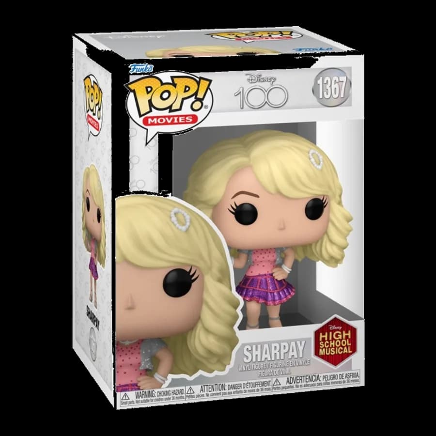 FUNKO POP! MOVIES: DISNEY 100th HIGH SCHOOL MUSICAL - SHARPAY #1367 VINYL FIGURE