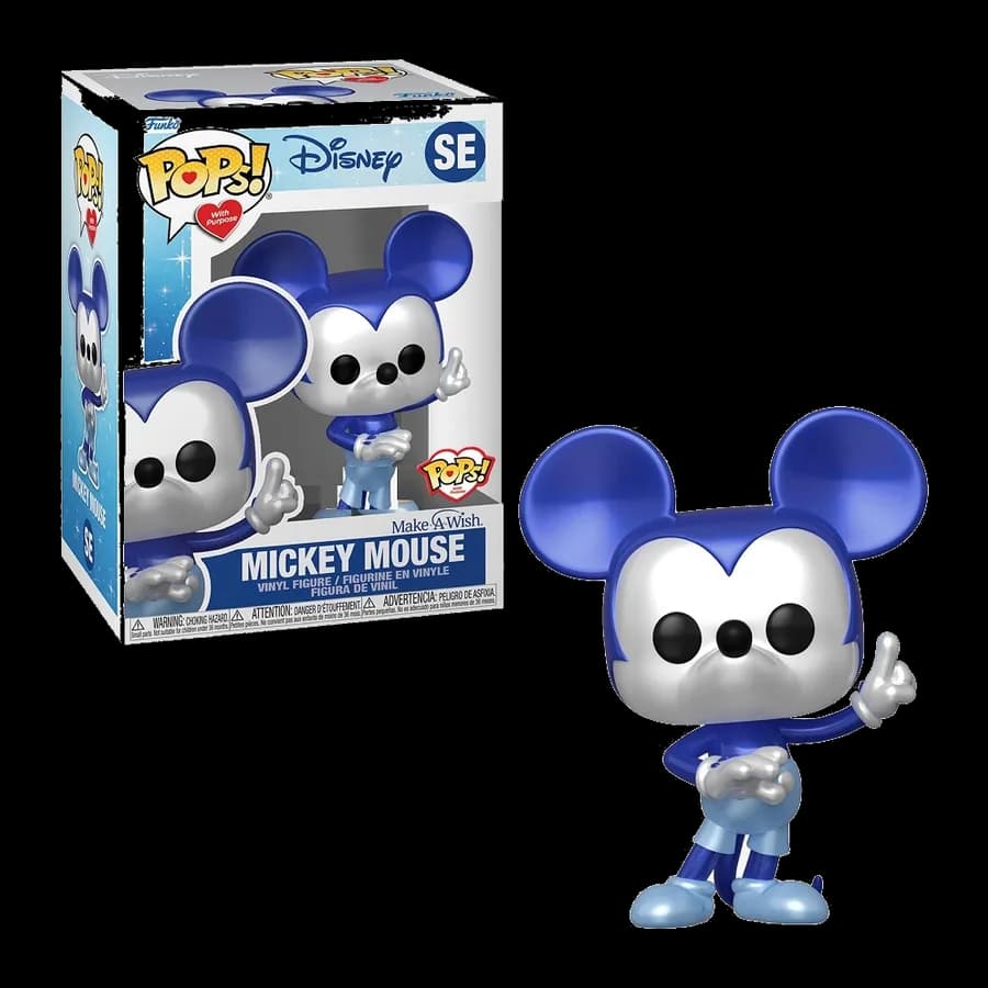 FUNKO POPS! WITH PURPOSE DISNEY: MAKE A WISH - MICKEY MOUSE (METALLIC) (Special Edition) #SE VINYL FIGURE