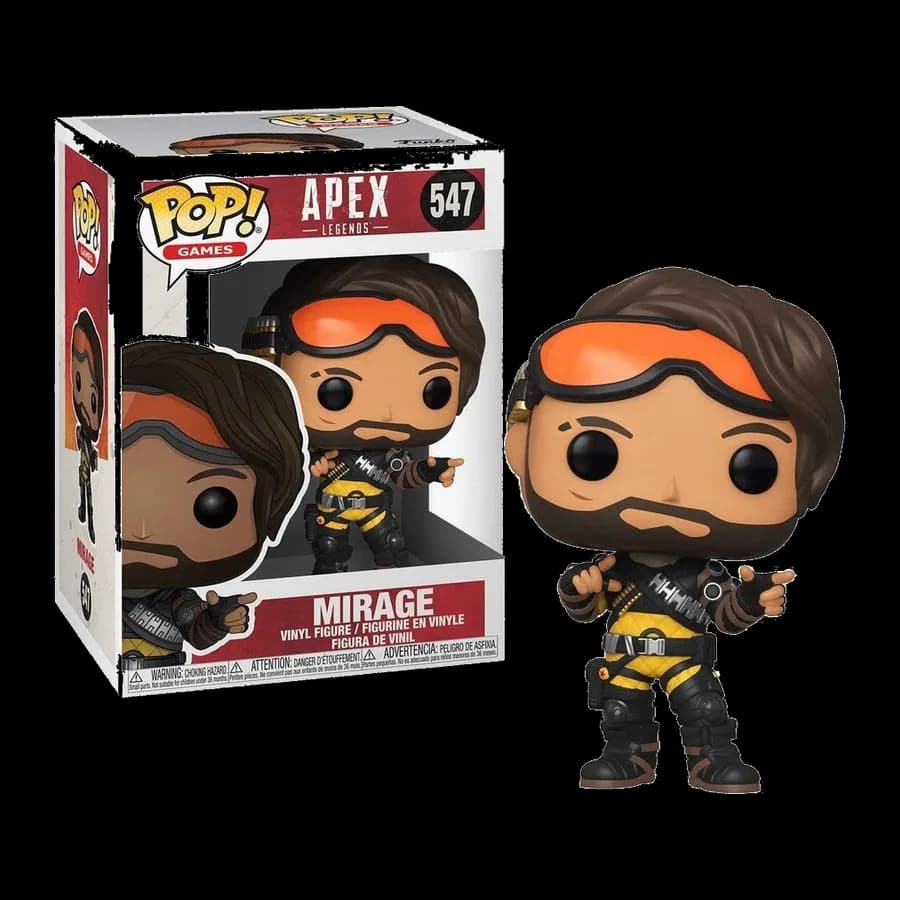 FUNKO POP! GAMES: APEX LEGENDS - MIRAGE #547 VINYL FIGURE