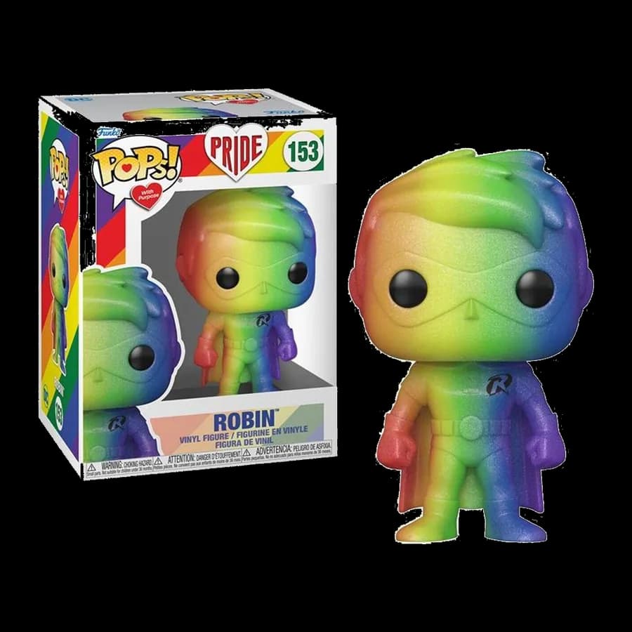 FUNKO POPS! WITH PURPOSE: PRIDE - ROBIN #153 VINYL FIGURE