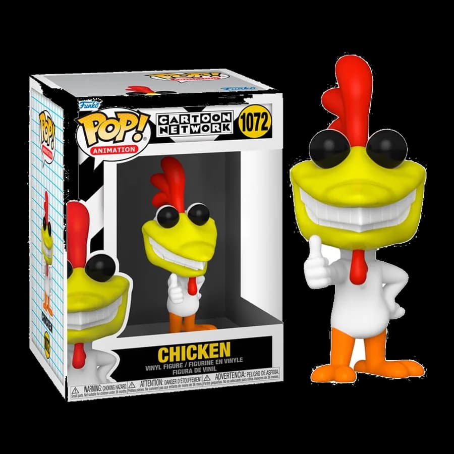 FUNKO POP! ANIMATION: COW & CHICKEN - CHICKEN #1072 VINYL FIGURE