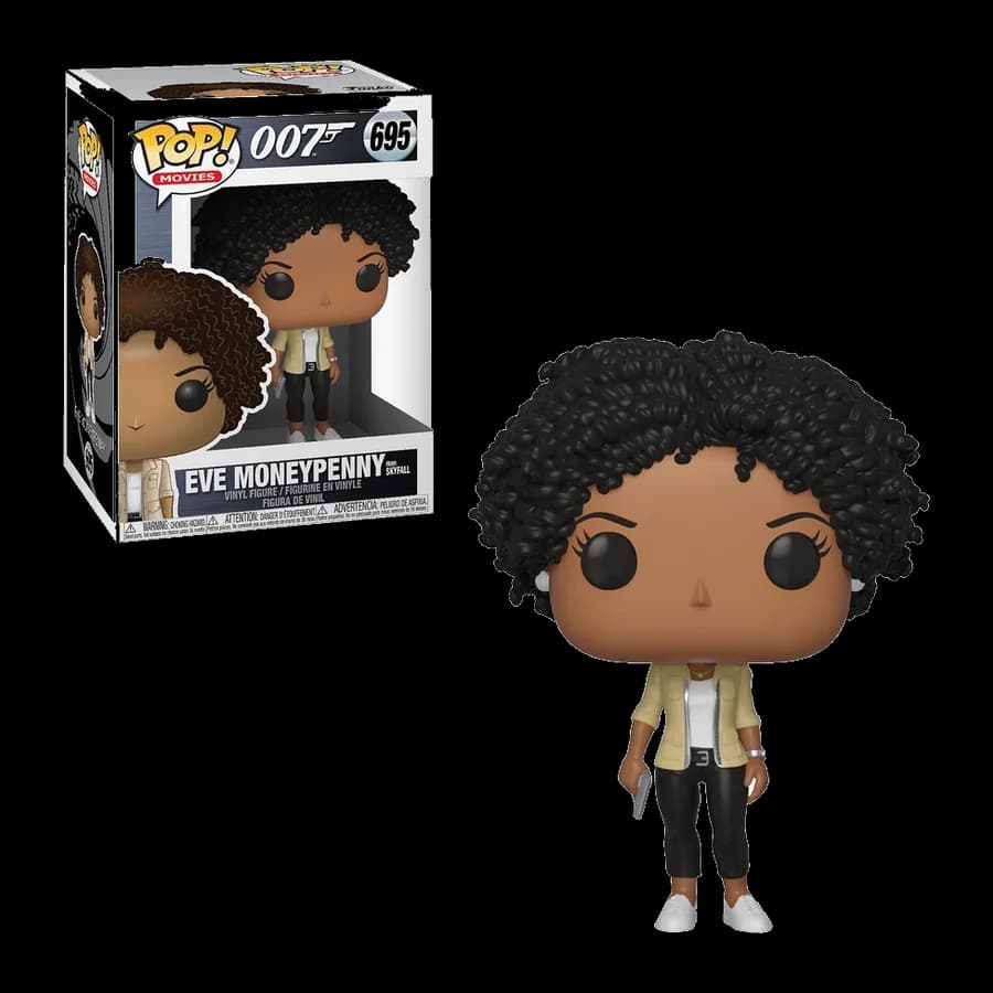 FUNKO POP! MOVIES: JAMES BOND 007 - EVE MONEYPENNY FROM SKYFALL #695 VINYL FIGURE
