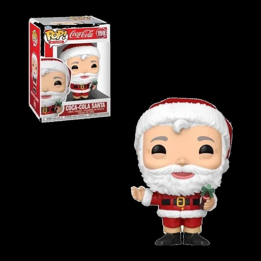 FUNKO POP! AD ICONS: COCA COLA - COCA-COLA SANTA #159 VINYL FIGURE