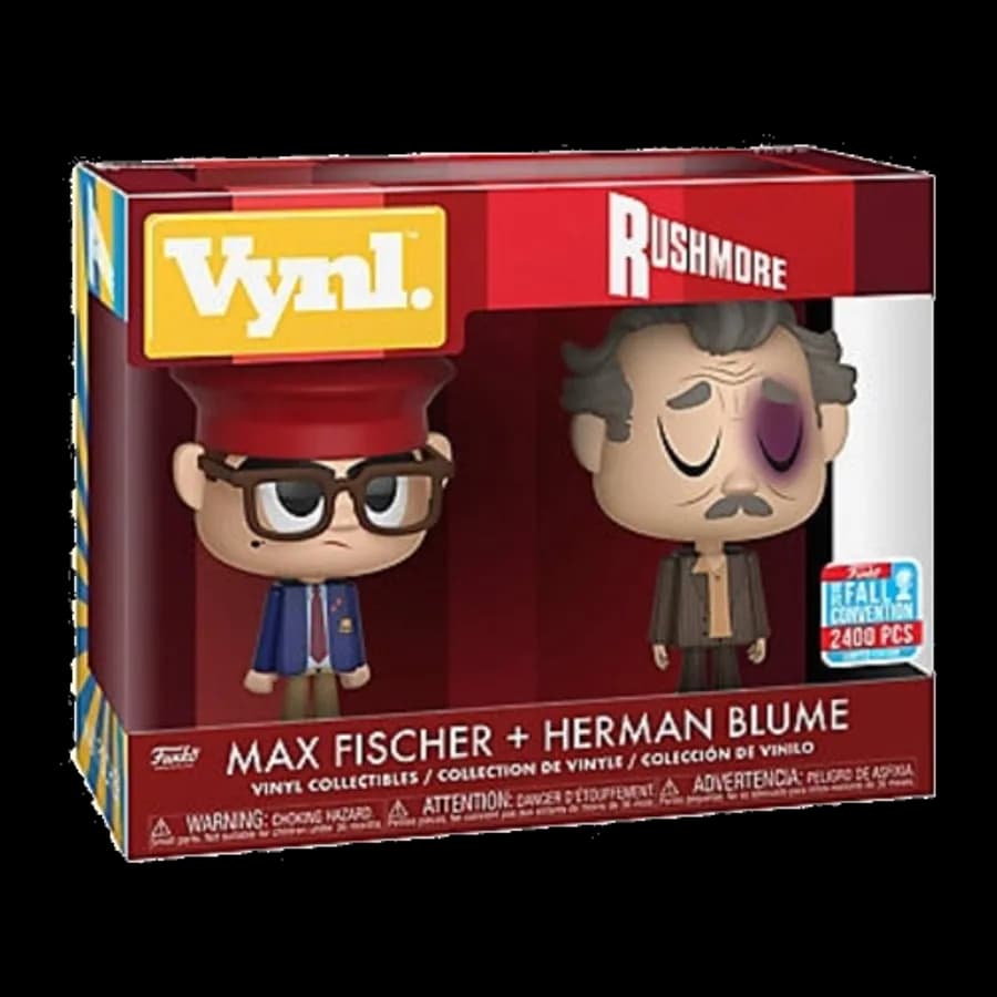 FUNKO VYNL RUSHMORE - MAX FISCHER + HERMAN BLUME (2018 Fall Convention Limited Edition) VINYL FIGURE