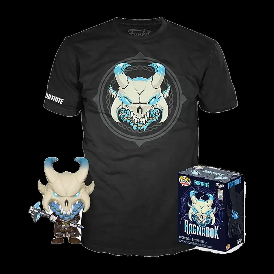 FUNKO POP! & TEE (ADULT): FORTNITE - RAGNAROK VINYL FIGURE & T-SHIRT (XL)